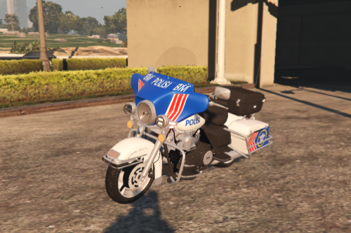 Harley Davidson Indonesia Police Motorcycle